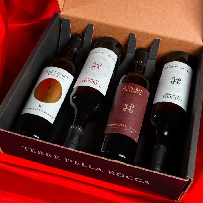 Confezione quattro bottiglie Sangiovese e Albana